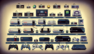 Representation of the evolution of consoles